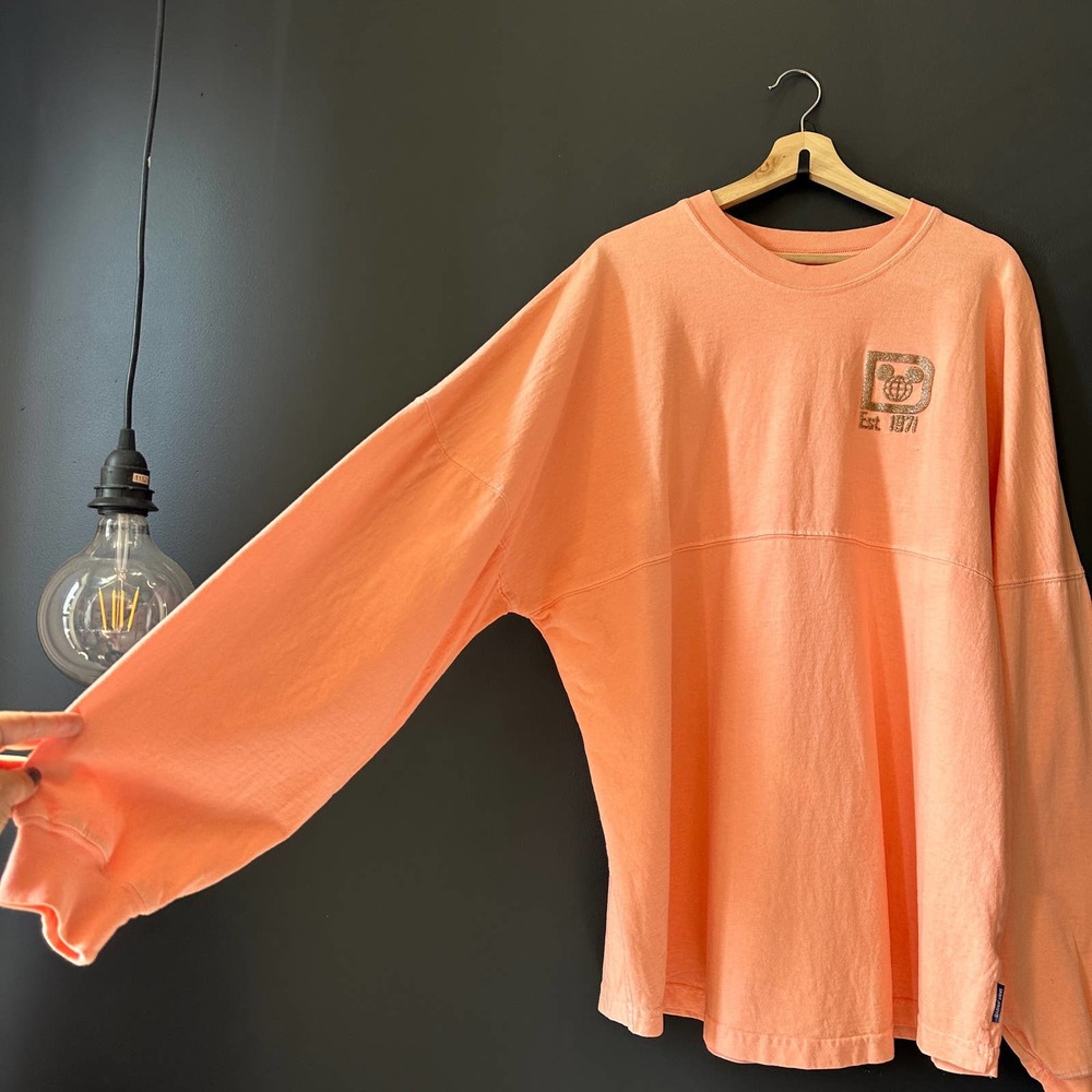 Disney Parks Walt Disney World Rose Gold Spirit Jersey Long Sleeve NEW Size XL - Picture 7 of 12